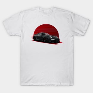 Black 997 car T-Shirt